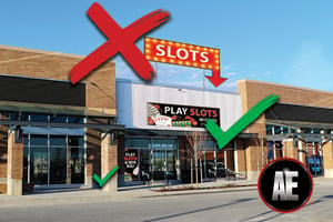 Slot Machine Marketing in Illinois - Proper and Improper Advertisement placements